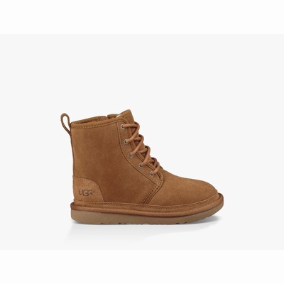 Botas UGG Harkley Criança Marrom | PT-IXNZE